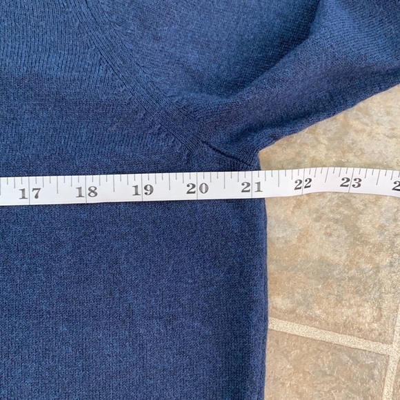 NWOT Joseph Abboud Men’s Modern fit Crewneck pullover cashmere large navy - Picture 8 of 10